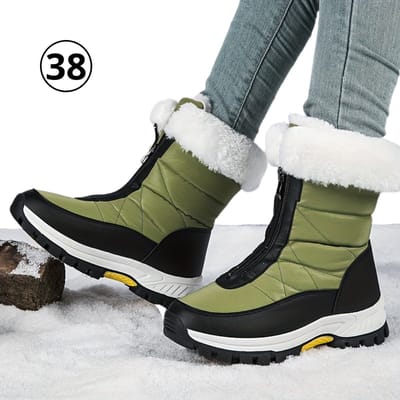 Nivard Snowboots Voor Dames - Sneeuwschoenen- Wintersport Sneeuwboots - Ski Gadgets - Maat 38 - Groen