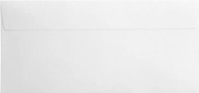 Lange Witte Geribbelde Enveloppen DL 110x220mm 120g voor Brieven en Kaarten