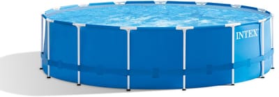 Intex Metal Frame™ Pool - Opzetzwembad - Ø 457 x 122 cm met filterpomp