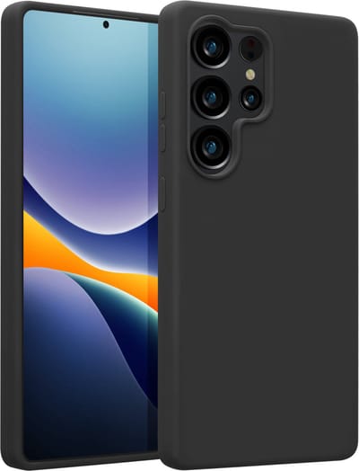 kwmobile telefoonhoesje geschikt voor Samsung Galaxy S25 Ultra - Hoesje met siliconen coating - Smartphone case in donkergrijs