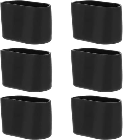 Meubelpootbeschermers - Antislip hoezen - Vloeren beschermen - Duurzaam siliconen materiaal - 24 stuks - Zwart