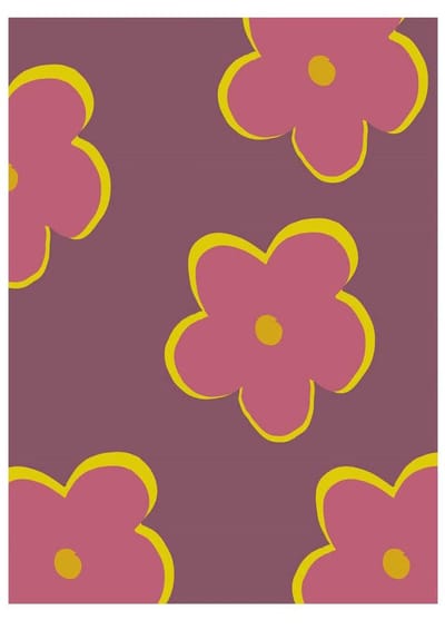 Notitieboek - A4 - Paars - Bloem - Bloemen - Softcover - Elastiek - Gelinieerd - Gelijnd - Studie - Werk - Dagboek - Journal - Journalen - Schrijven - Notebook - Notitieboek - School - Aantekeningen - Lifestyle - Memories - Pen - Boekenlegger