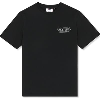 FILA Montanelli Loose Graphic T-shirt Black Maat: 146/152 | T-Shirts Outlet | Unisex | Zwart