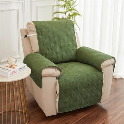 Gewatteerde Slijtvaste Relaxbankhoes Voor Woonkamer Hond Huisdier Kind Anti-Bank Kussenhoes Fauteuil Meubelbeschermer beige
