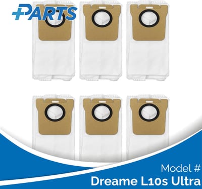 Dreame L10s Ultra Stofzakken (6 Stuks, Plus.Parts® alternatief voor RDB3)