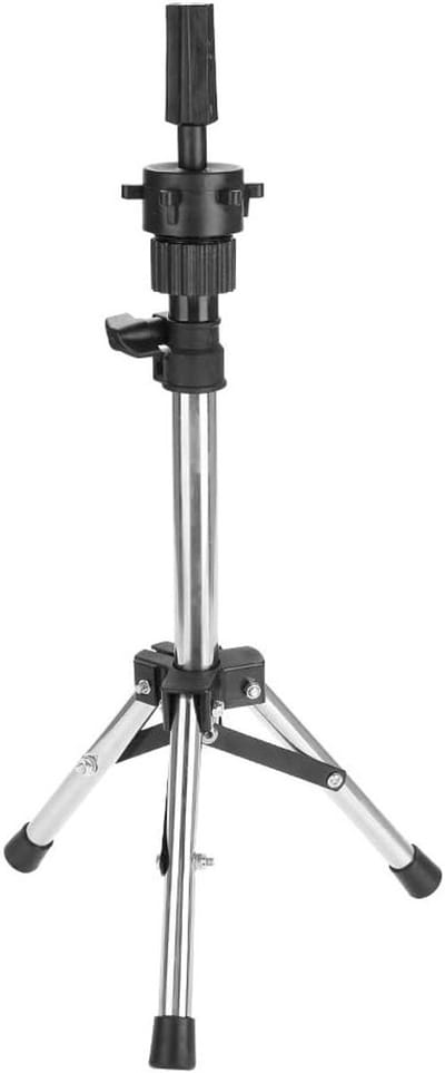 Professionele Mannequin Hoofdstandaard voor Pruik en Hoed, Verstelbare Plastic Dummy Hoofdhouder met Standaard