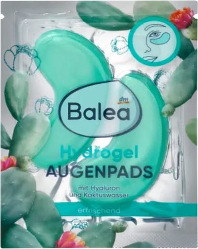 Balea Oogpads Hydrogel kaktuswater (1 paar), 2 st