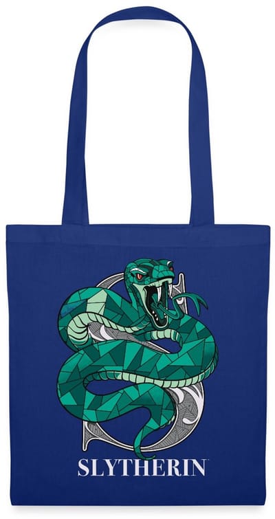 Harry Potter Slytherin Coat of Arms Monochrome Tas Van Stof Schoudertas