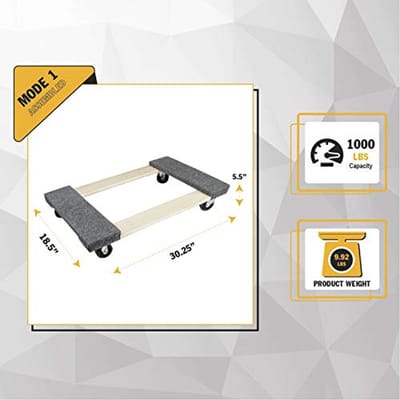 Meubilair Dolly - Houten Kleur 72" x 80"