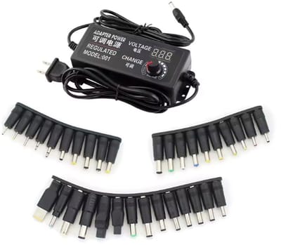 Verstelbare Adapter - Universele Voeding - Stroomaansluiting