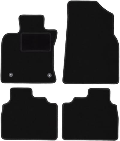 Zwarte veloursmatten voor: Toyota Camry IX sedan (2017-)