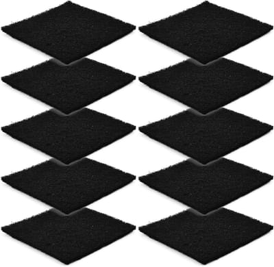 Compostfilters van actieve kool voor keukenafval - 10 stuks - Geurfilter voor organische afvalbak - 14 cm vierkant - Duurzaam en effectief