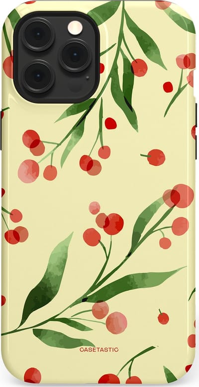 Casetastic Hoesje Geschikt voor Apple iPhone 12 Pro Max Magsafe - Stijlvolle Beschermende Duo-layer Case - Watermeloen