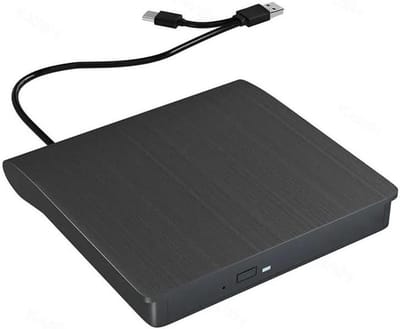 Externe DVD Speler - Optisch Station - Films Kijken - USB 3.0 Type C - 1 stuk - Zwart