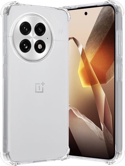 Hoes - Geschikt voor OnePlus 13 - Sterk & Shockproof - Siliconen Case - Back Cover - Telefoon Hoesje Shock Proof - Transparant