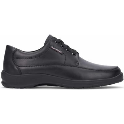 Mephisto Ezard - heren veterschoen - Zwart - maat 40 (EU) 6.5 (UK)
