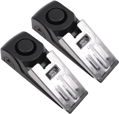 Dailygoody - Deurstopalarm - Draagbaar en Instelbaar - 120 dB - Antislip Rubber - Beveiligingsstopalarm - Geschikt voor Thuis en Hotel