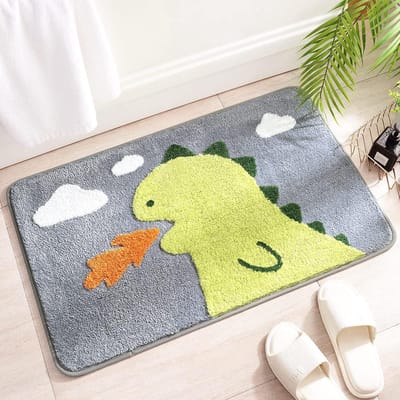 Zachte Antislip Badmat – Dikke Microvezel Douchekleed Waterabsorberend Machinewasbaar