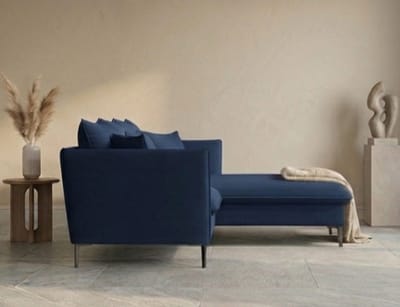 Hoekbank met Slaapfunctie 258x167 cm - 258x167 cm - Goud - Medahomestore
