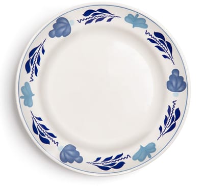 Set 6x Boerenblauw Bord 25,5cm