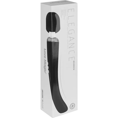 Elegance Wand Vibrator - oplaadbaar - zwart
