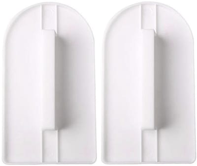 Dailygoods- Polijstmachine voor cakeoppervlak - Polijstset - Gladde afwerking - Lichtgewicht kunststof - 2 stuks - Duurzaam ontwerp - Cakegladder