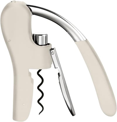 Automatische Kurkentrekker - Wijnopener Flesopener - Wijn Fles Openen - Geïntegreerde Foliesnijder - 15 cm Hoog - Moonbeam