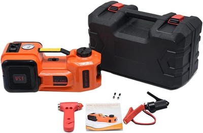 Elektrische Hydraulische Krik - Auto Krik Set - Band Wisselen - 3-in-1 Functie - 5.0T 135-360mm - Oranje