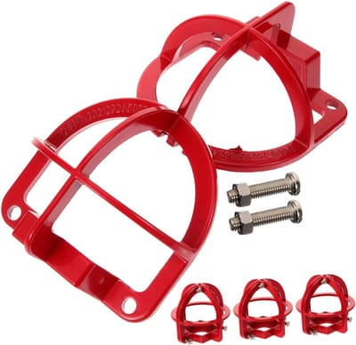 Brandblusser Sproeikop Beschermhoes - Sprinklerkap - Brandbeveiliging - Snel Te Installeren - 8.5 cm - Rood