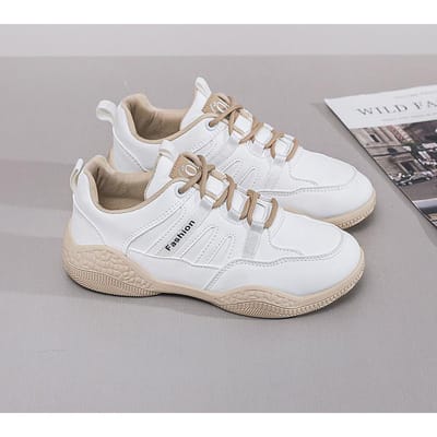 Dames Casual Sneakers Herfst Outdoor Lichtgewicht Antislip Platte Schoenen Modieuze Dames Ademende Tennisschoenen Zapatos 35 white