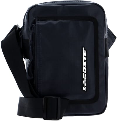 LACOSTE Cameratas Schoudertas Vertical Camera Bag Bleu Nuit Noir Donkerblauw