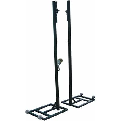 Set van 2 mobiele metalen volleybalpalen Softee Equipment