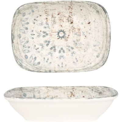 Rinart Serveerschaal - Fade - Porselein - 17x11 cm - set van 2