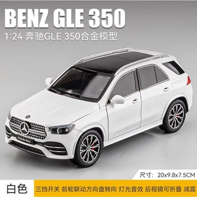 1:24 Mercedes Benz Gle 350 SUV de Luxe de Taille Moyenne Modèle Réduit en Alliage Moulé Sous Pression Haute Simulation Cadeau de Vacances & Tendance pour la Maison gray