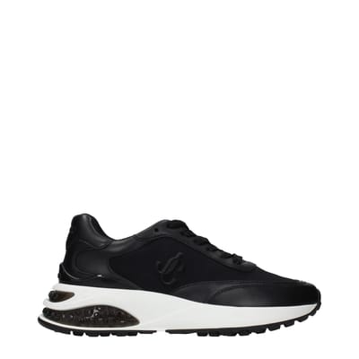 Jimmy Choo Zwarte Stoffen Sport Sneakers