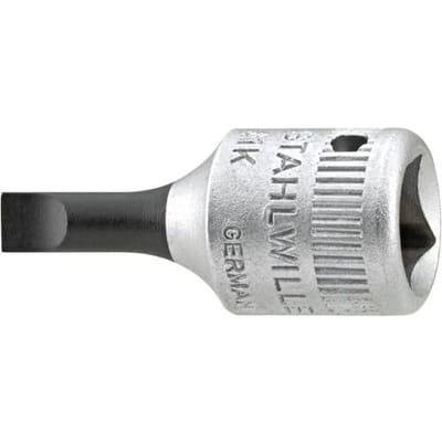 Stahlwille 41 K 0.6X3.5 SCHRAUBENDREHEREINSATZ 1/4 ZOLL 01280006 1/4 (6.3 mm) Schroevendraaierdop 1/4 (6.3 mm)