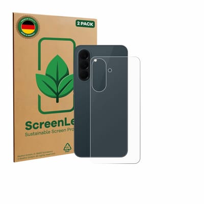 2 Stuks Screenprotector voor Samsung Galaxy A37 5G (Achterkant) - Hoogwaardige Beschermfolie transparant