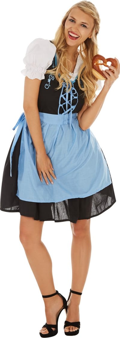 dressforfun - Dameskostuum Dirndl Oktoberfest Madl model 2 S - verkleedkleding kostuum halloween verkleden feestkleding carnavalskleding carnaval feestkledij partykleding - 304615