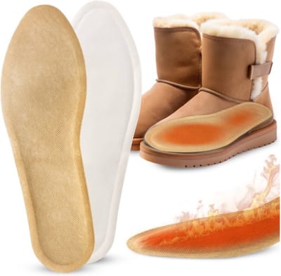 Winterverwarmende inlegzolen - Tot 8 uur warm, luchtgeactiveerd - L Maat 40/43 - Ideaal voor skischoenen, winterwandelingen en dagelijks gebruik. Gewoon uitpakken en in je schoen stoppen!