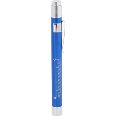 LED Penlamp Gele Verlichting Concave Kop Aluminiumlegering Medische Penlamp met Pupilgrootte Blauw blauw