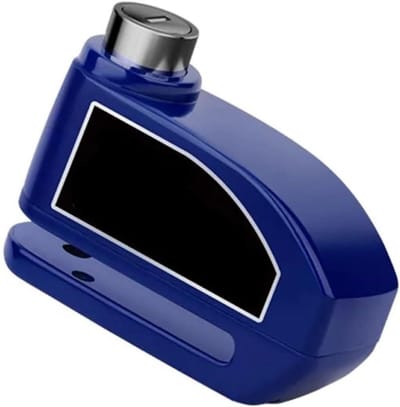 Motorslot Alarm - Schijfslot Scooter - Motor Beveiligen - Uniek Slotcilinder - 560 g - Blauw