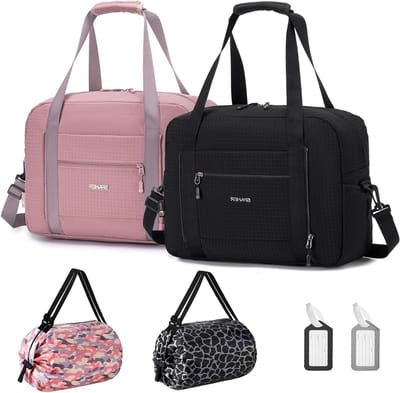 Travel Bag Handbagage 40x30x20 voor Wizzair en Transavia - Sporttas voor Mannen en Vrouwen met Waterdichte Pocket, Lichtgewicht Weekendtas en Fitness Bag 25L