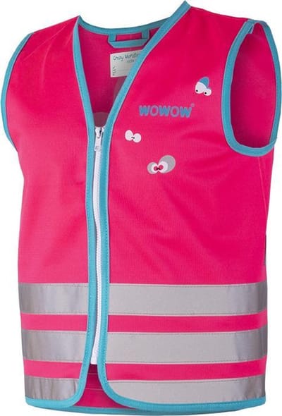 Wowow Veiligheidshesje kind Crazy Monster Roze Maat Xs