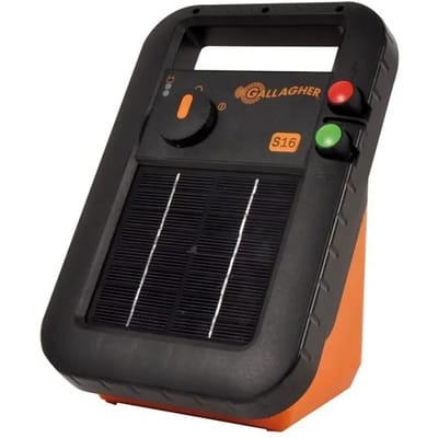 Gallagher S16 Solar Schrikdraadapparaat Incl. Batterij - Zonne-energie voor mobiele afrasteringen