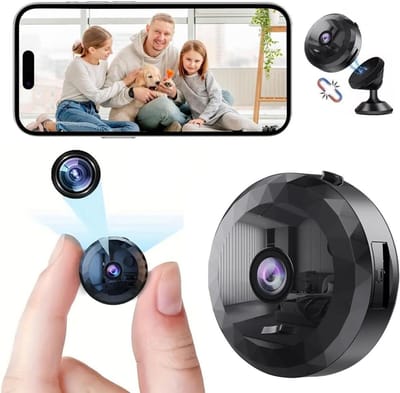 Beveiligingscamera - Verborgen camera - Huis bewaken - Compact ontwerp - Niet gespecificeerd - Zwart