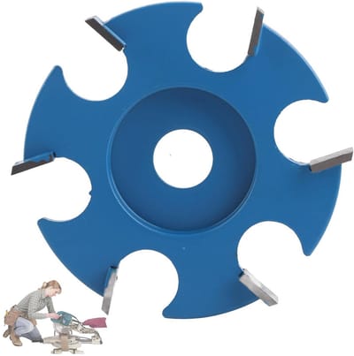 Houtfrees Schijf - Sleufgereedschap - Houtbewerking - 6 Tanden Ontwerp - 96 mm Buitendiameter - Metaal