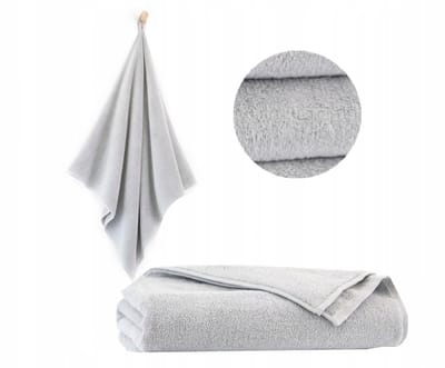 Zwoltex Liczi 2 Metallic Badstof Handdoek 50x100cm - Zacht & Absorberend