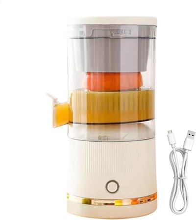 Elektrische Sapcentrifuge - Citruspers Automatisch - Vers Sap Maken - Automatische Scheiding - 23.7 x 11.5 cm - Wit
