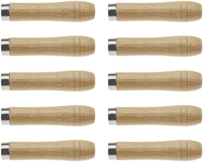 Dailygoods- Houten Bestand 10x - Handvatten - Lichtgewicht - Eenvoudig te installeren - Geschikt voor houtbewerking - 9 cm lengte - 4 mm gat - Handvat