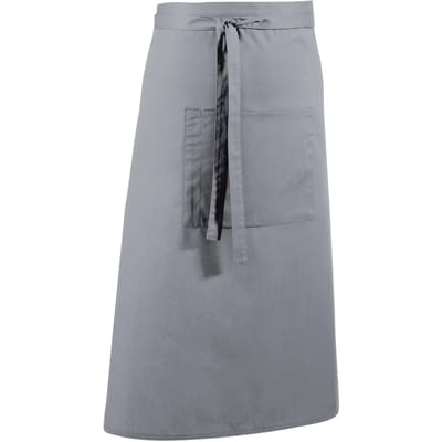 Schort/Tuniek/Werkblouse Unisex One Size Premier Silver 65% Polyester, 35% Katoen